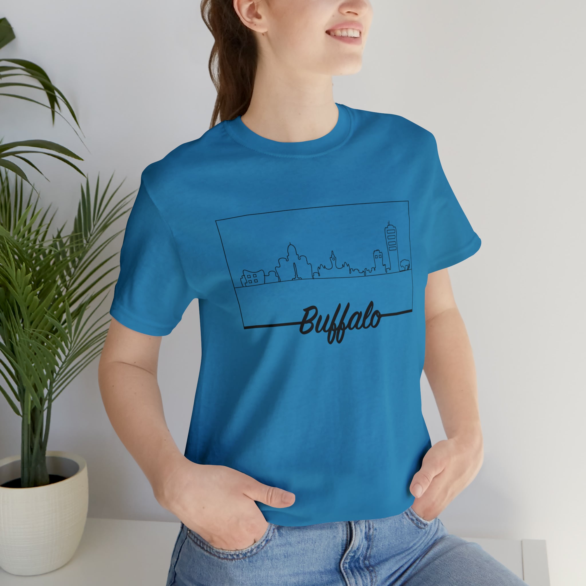 Buffalo Skyline Unisex Jersey Short Sleeve Tee