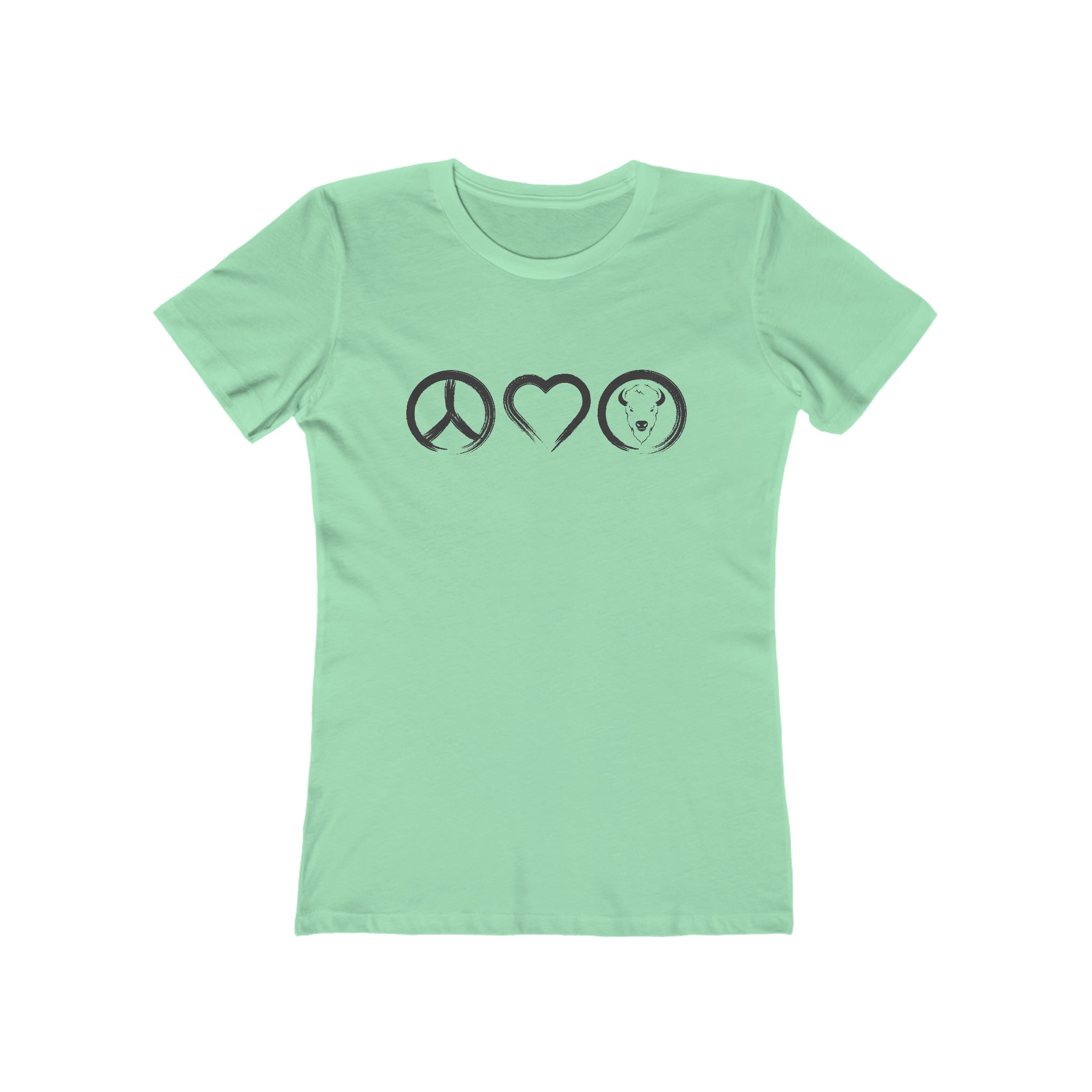 Peace Love Buffalo Women's The Boyfriend Tee