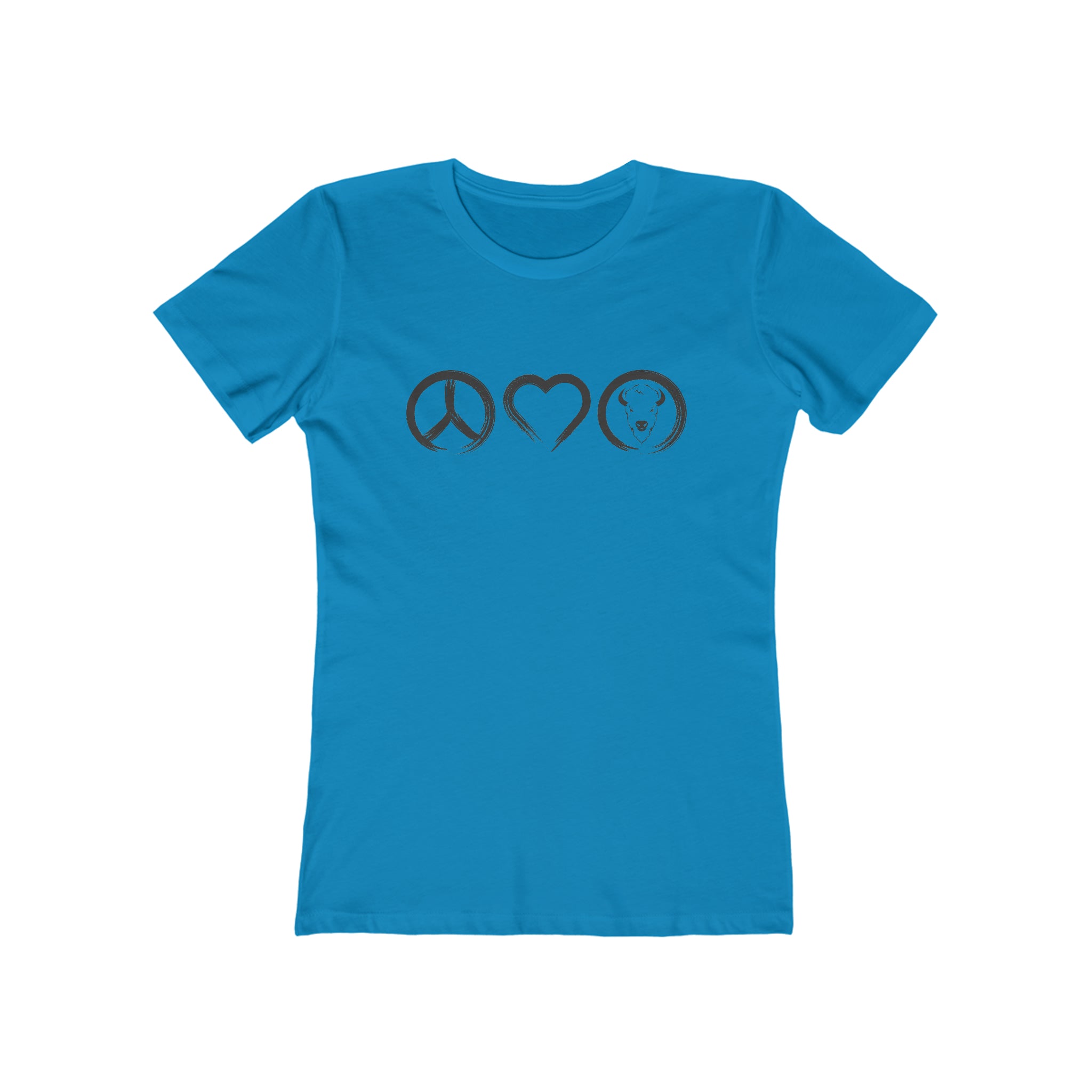 Peace Love Buffalo Women's The Boyfriend Tee