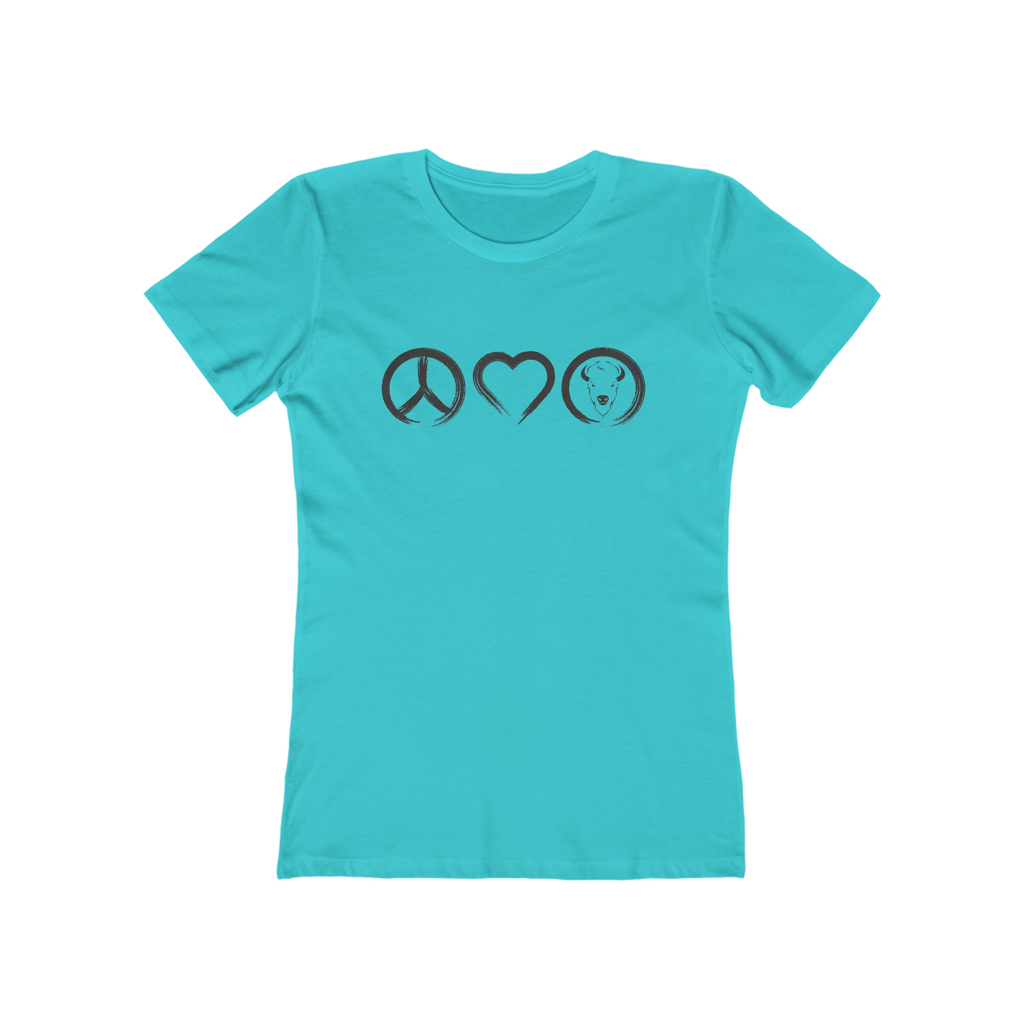 Peace Love Buffalo Women's The Boyfriend Tee