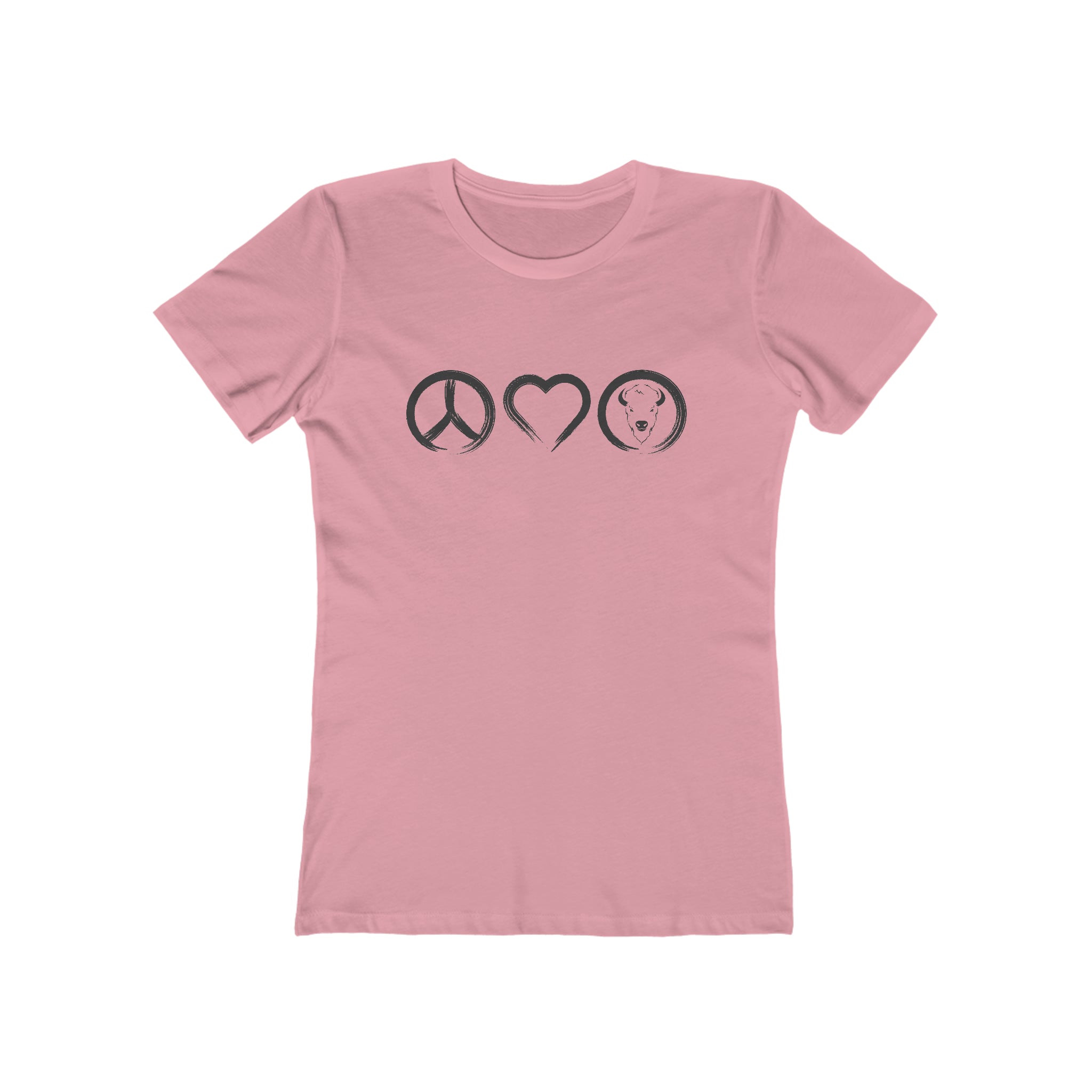 Peace Love Buffalo Women's The Boyfriend Tee