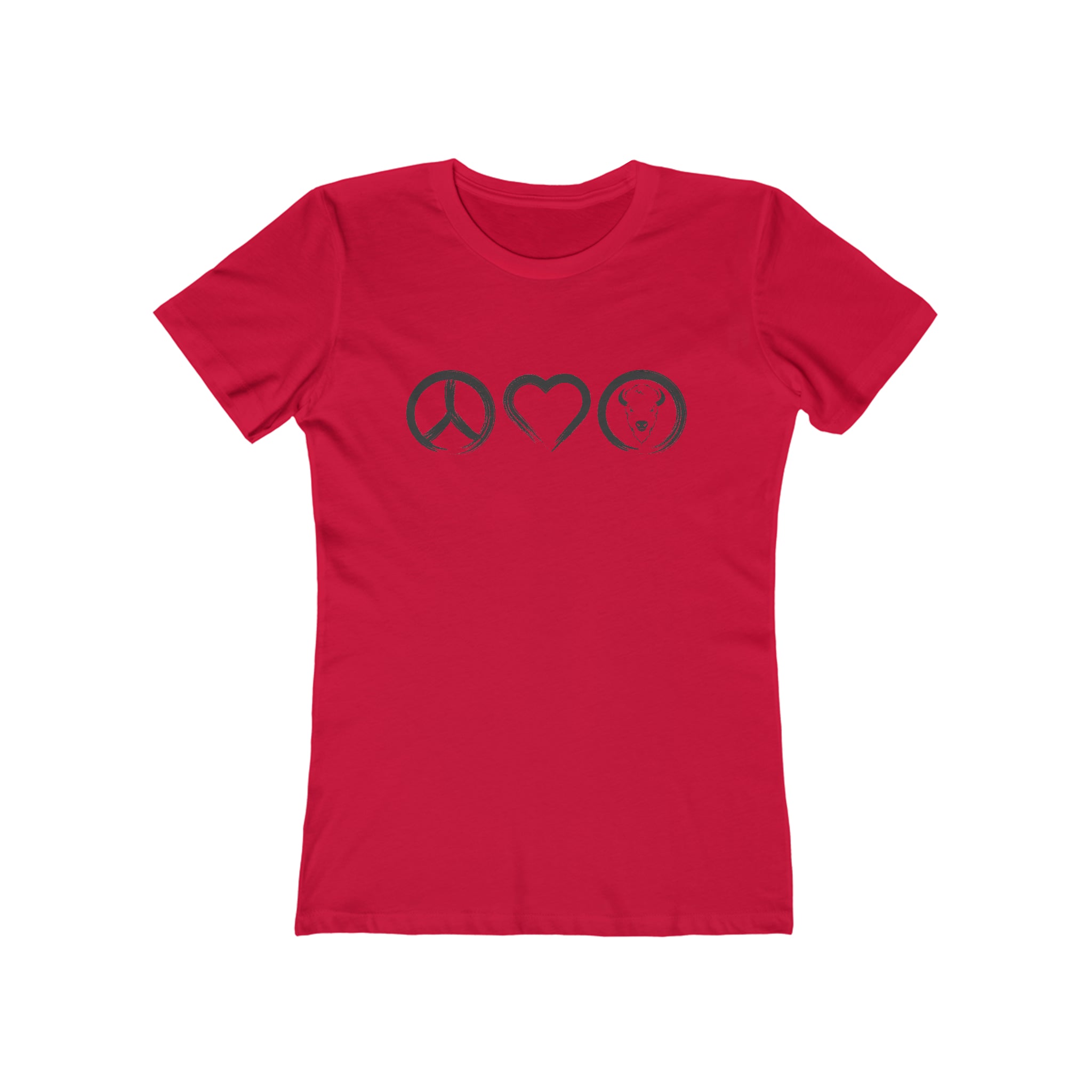 Peace Love Buffalo Women's The Boyfriend Tee