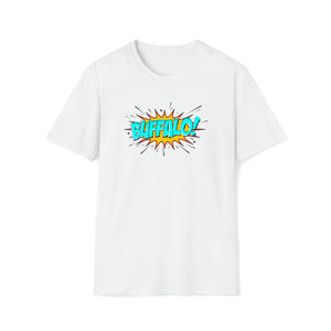 Comic Book Style BUFFALO Unisex Softstyle T-Shirt