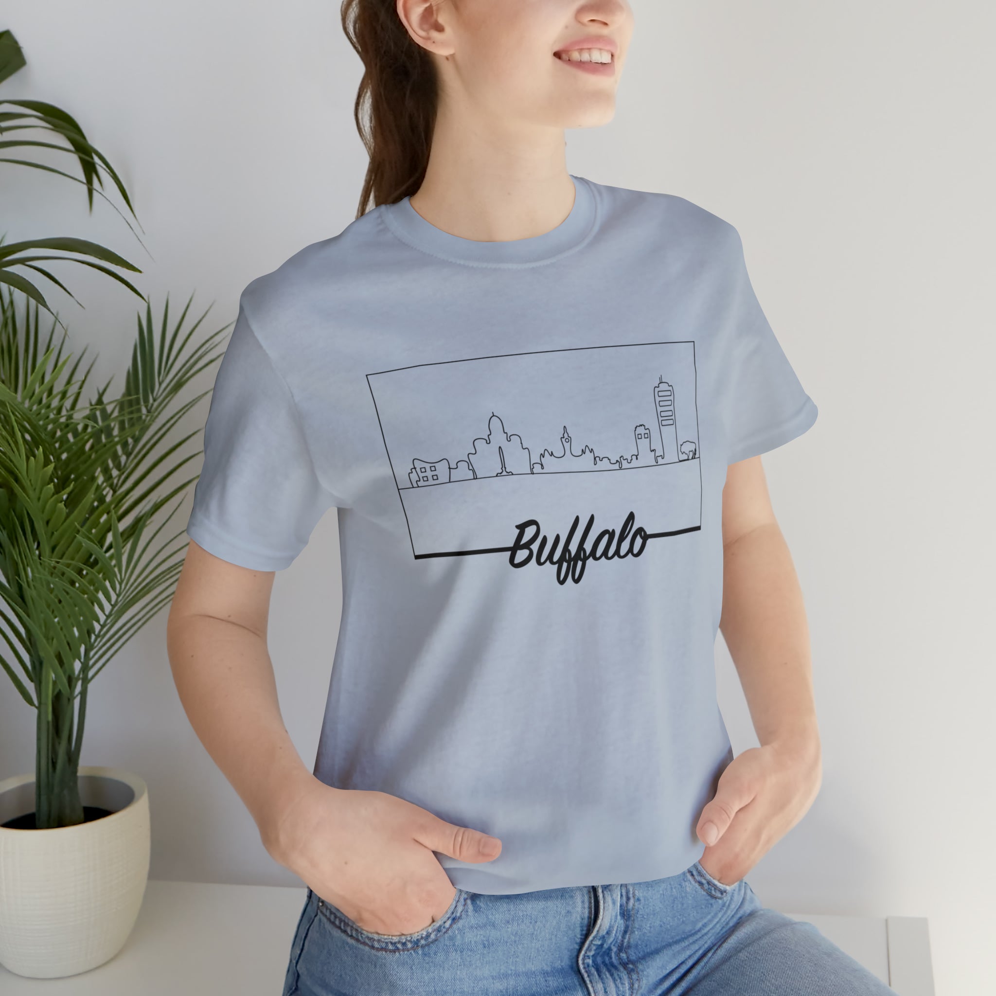 Buffalo Skyline Unisex Jersey Short Sleeve Tee