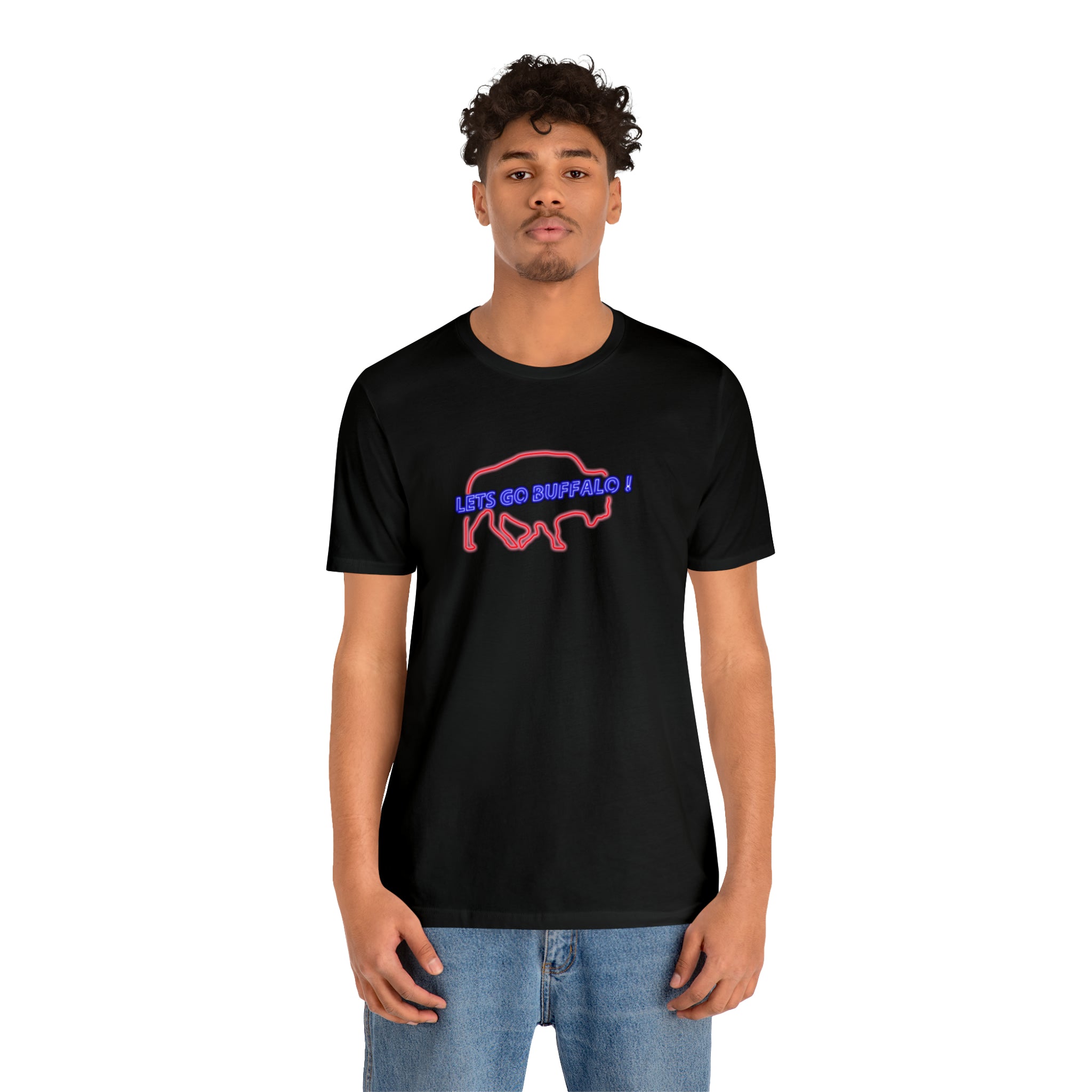Lets Go Buffalo Neon Unisex Jersey Short Sleeve Tee