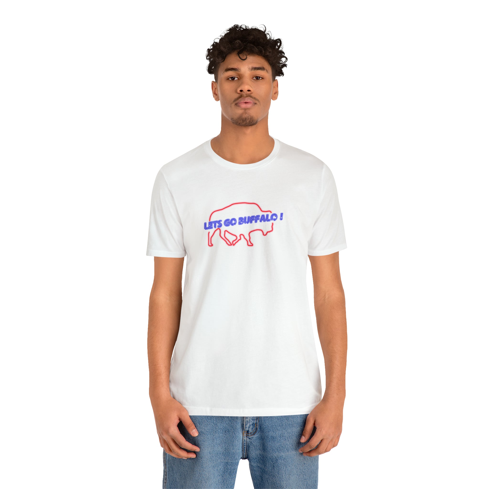 Lets Go Buffalo Neon Unisex Jersey Short Sleeve Tee