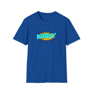 Comic Book Style BUFFALO Unisex Softstyle T-Shirt