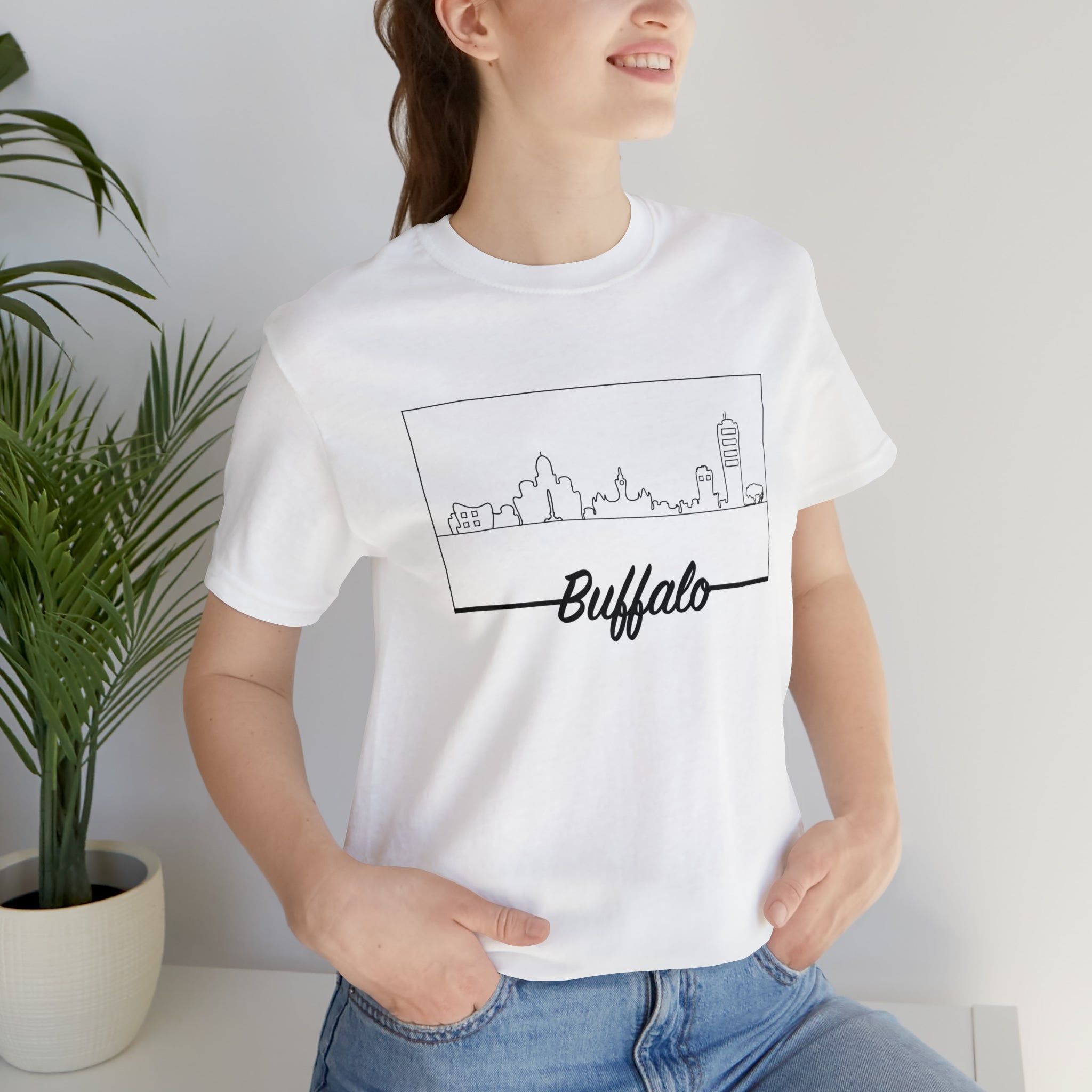 Buffalo Skyline Unisex Jersey Short Sleeve Tee