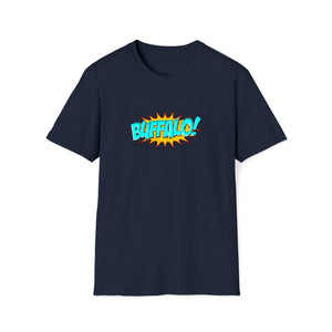 Comic Book Style BUFFALO Unisex Softstyle T-Shirt