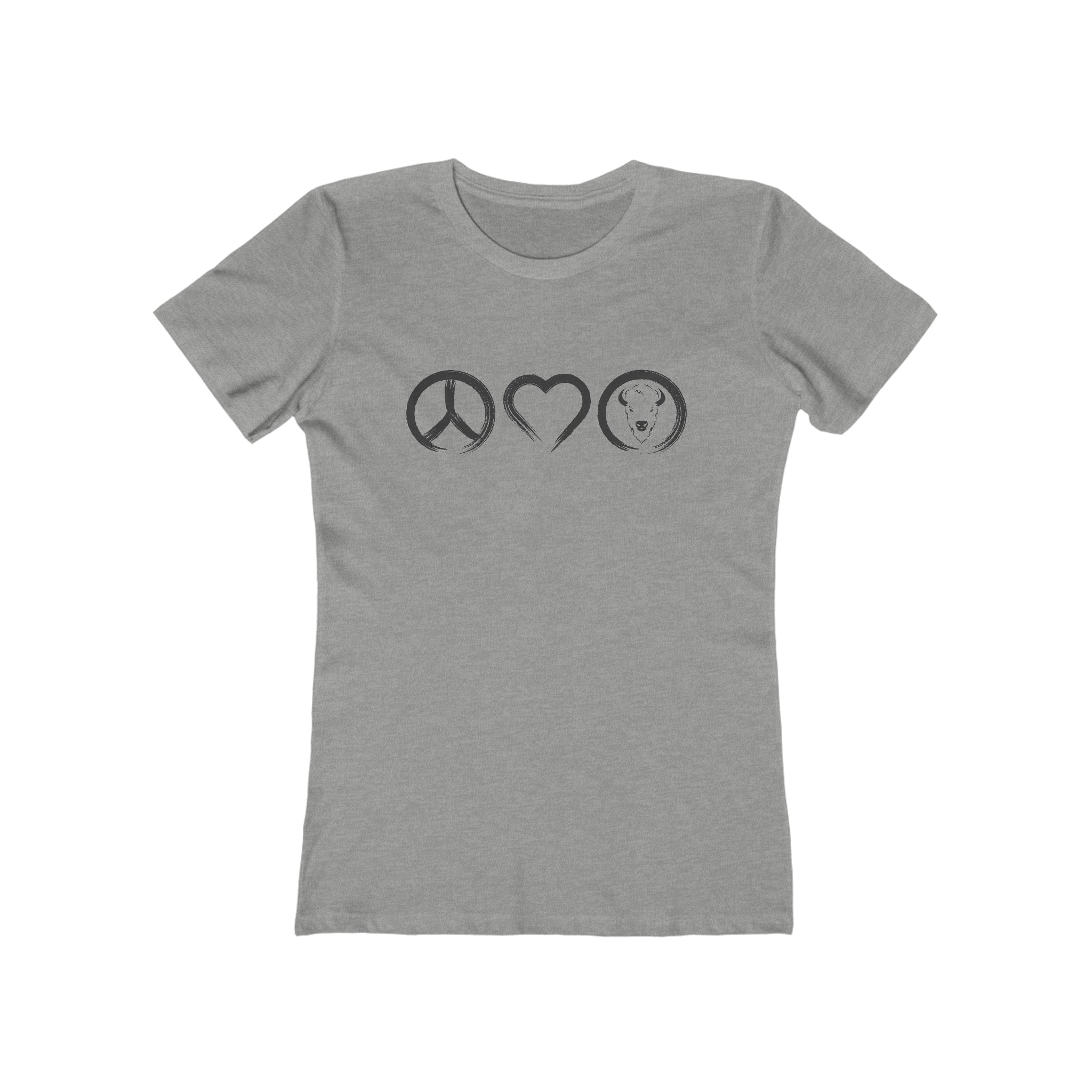 Peace Love Buffalo Women's The Boyfriend Tee