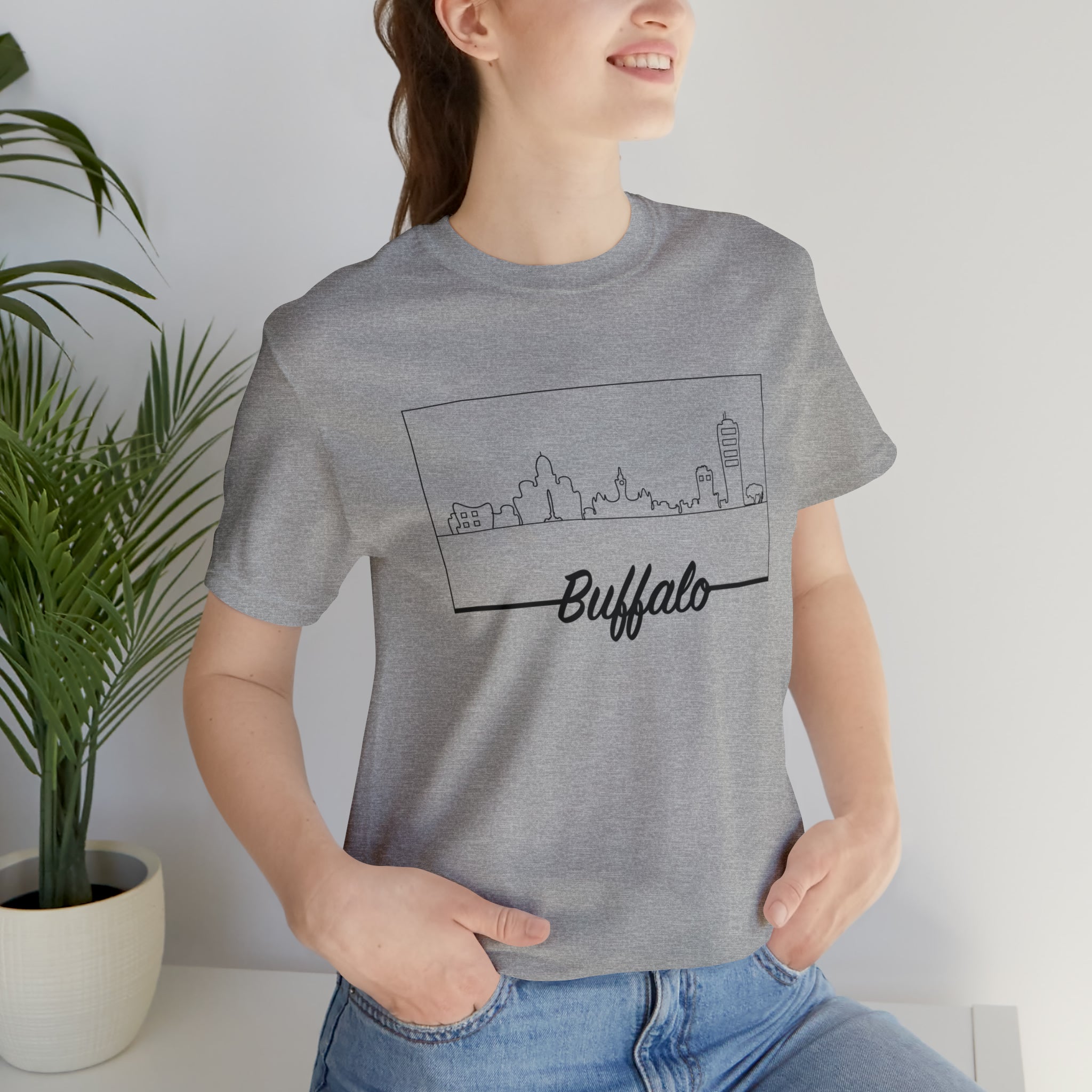 Buffalo Skyline Unisex Jersey Short Sleeve Tee