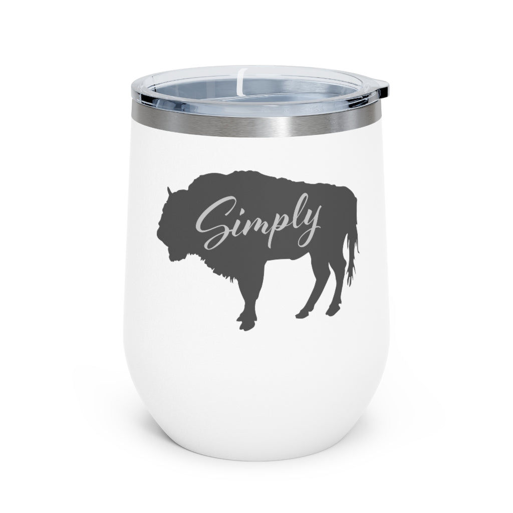 Simply Buffalo 12oz Insulated Wine Tumbler