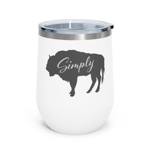 Simply Buffalo 12oz Insulated Wine Tumbler