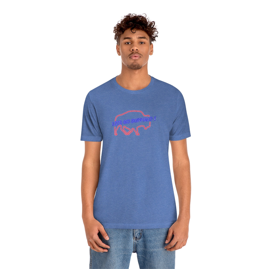 Lets Go Buffalo Neon Unisex Jersey Short Sleeve Tee