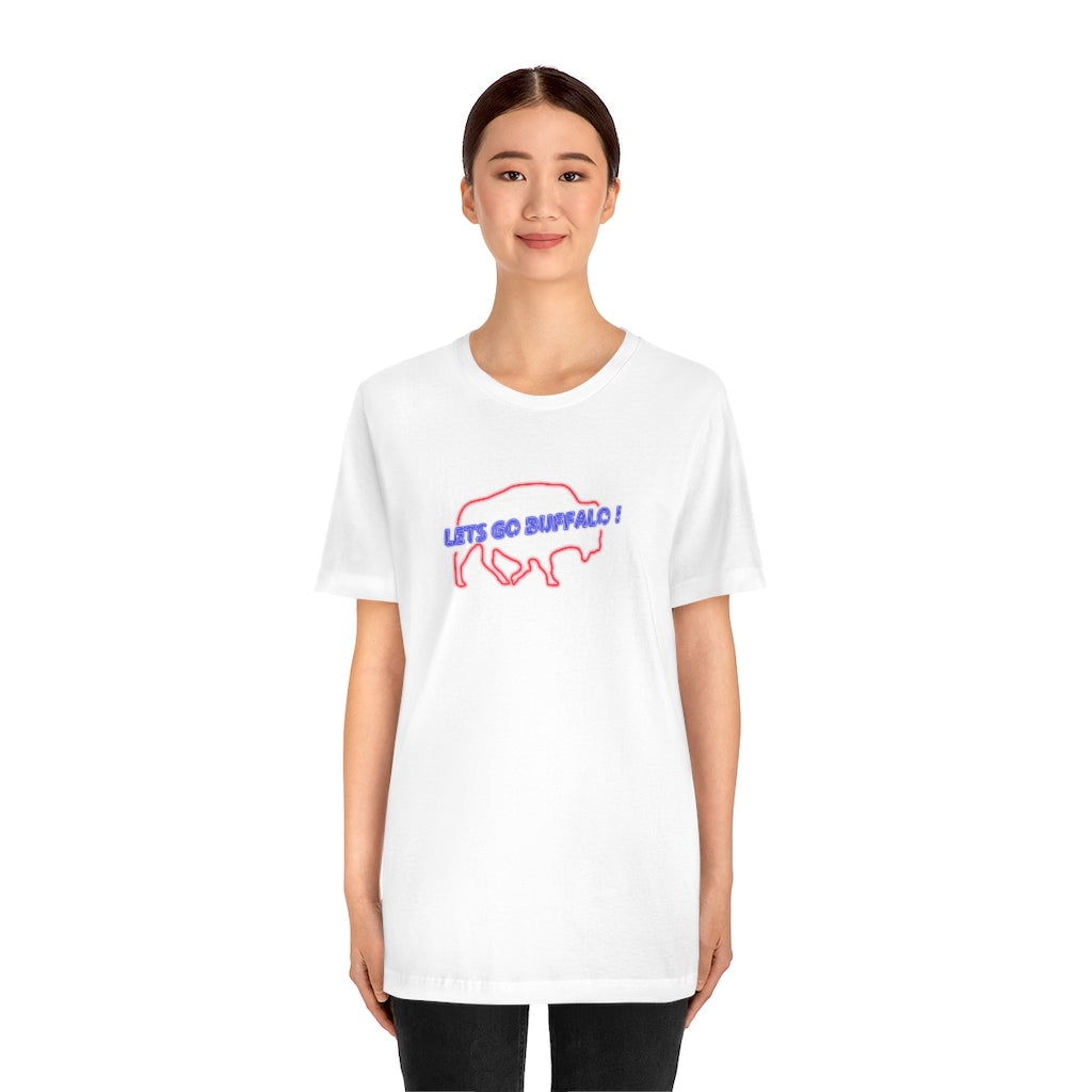 Lets Go Buffalo Neon Unisex Jersey Short Sleeve Tee