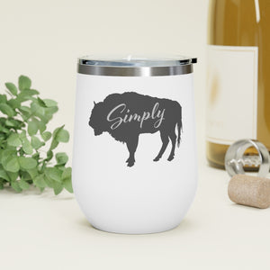 Simply Buffalo 12oz Insulated Wine Tumbler