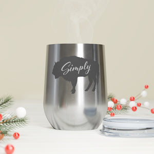Simply Buffalo 12oz Insulated Wine Tumbler