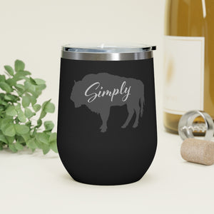 Simply Buffalo 12oz Insulated Wine Tumbler