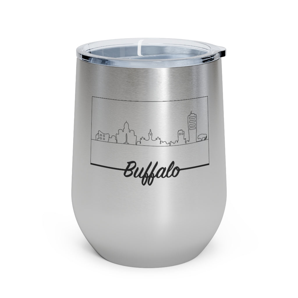 Buffalo Skyline 12oz Insulated Wine Tumbler