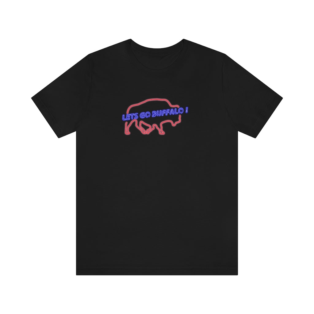 Lets Go Buffalo Neon Unisex Jersey Short Sleeve Tee