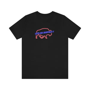 Lets Go Buffalo Neon Unisex Jersey Short Sleeve Tee