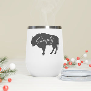 Simply Buffalo 12oz Insulated Wine Tumbler