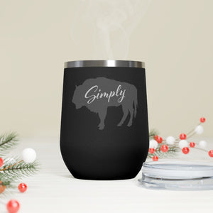 Simply Buffalo 12oz Insulated Wine Tumbler
