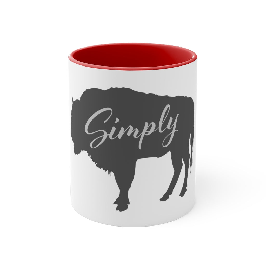Simply Buffalo Accent Coffee Mug, 11oz