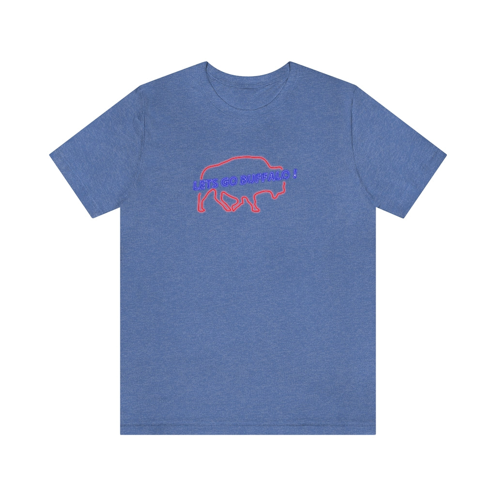 Lets Go Buffalo Neon Unisex Jersey Short Sleeve Tee