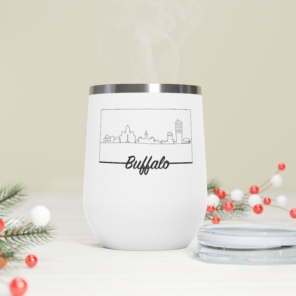 Buffalo Skyline 12oz Insulated Wine Tumbler