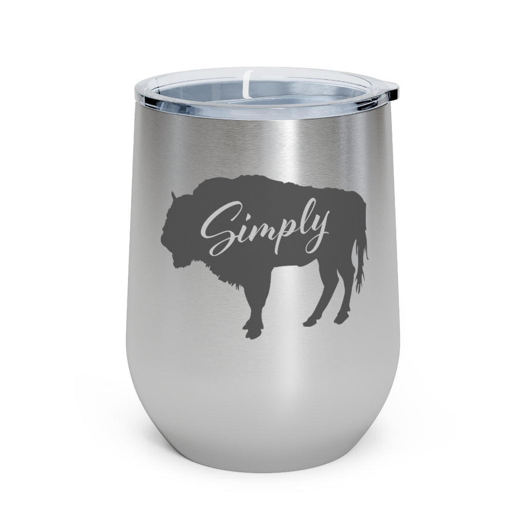 Simply Buffalo 12oz Insulated Wine Tumbler