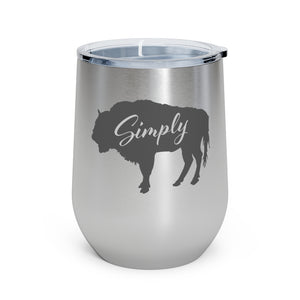 Simply Buffalo 12oz Insulated Wine Tumbler