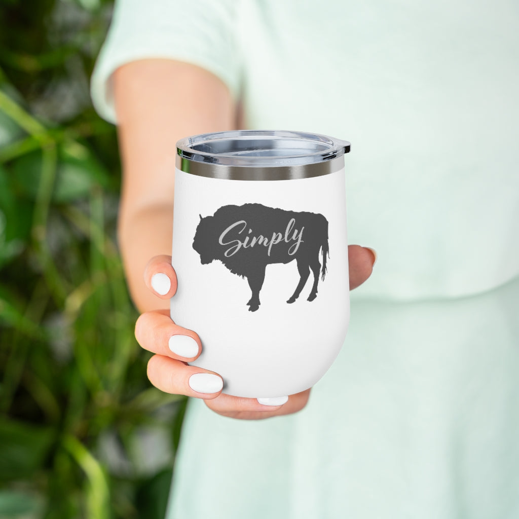 Simply Buffalo 12oz Insulated Wine Tumbler