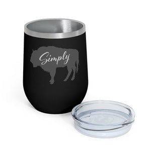 Simply Buffalo 12oz Insulated Wine Tumbler