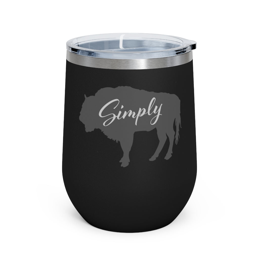 Simply Buffalo 12oz Insulated Wine Tumbler