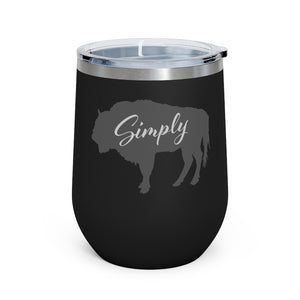 Simply Buffalo 12oz Insulated Wine Tumbler