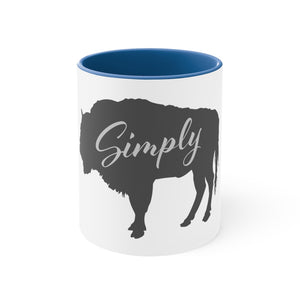 Simply Buffalo Accent Coffee Mug, 11oz