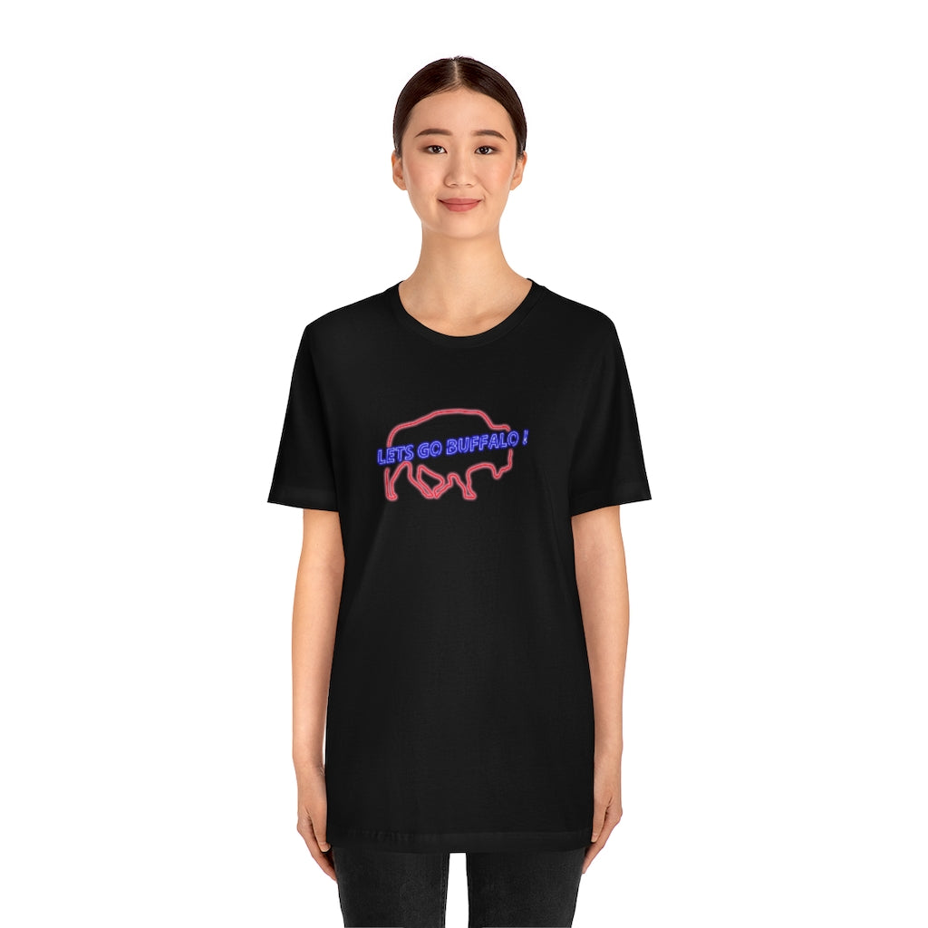 Lets Go Buffalo Neon Unisex Jersey Short Sleeve Tee