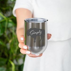 Simply Buffalo 12oz Insulated Wine Tumbler