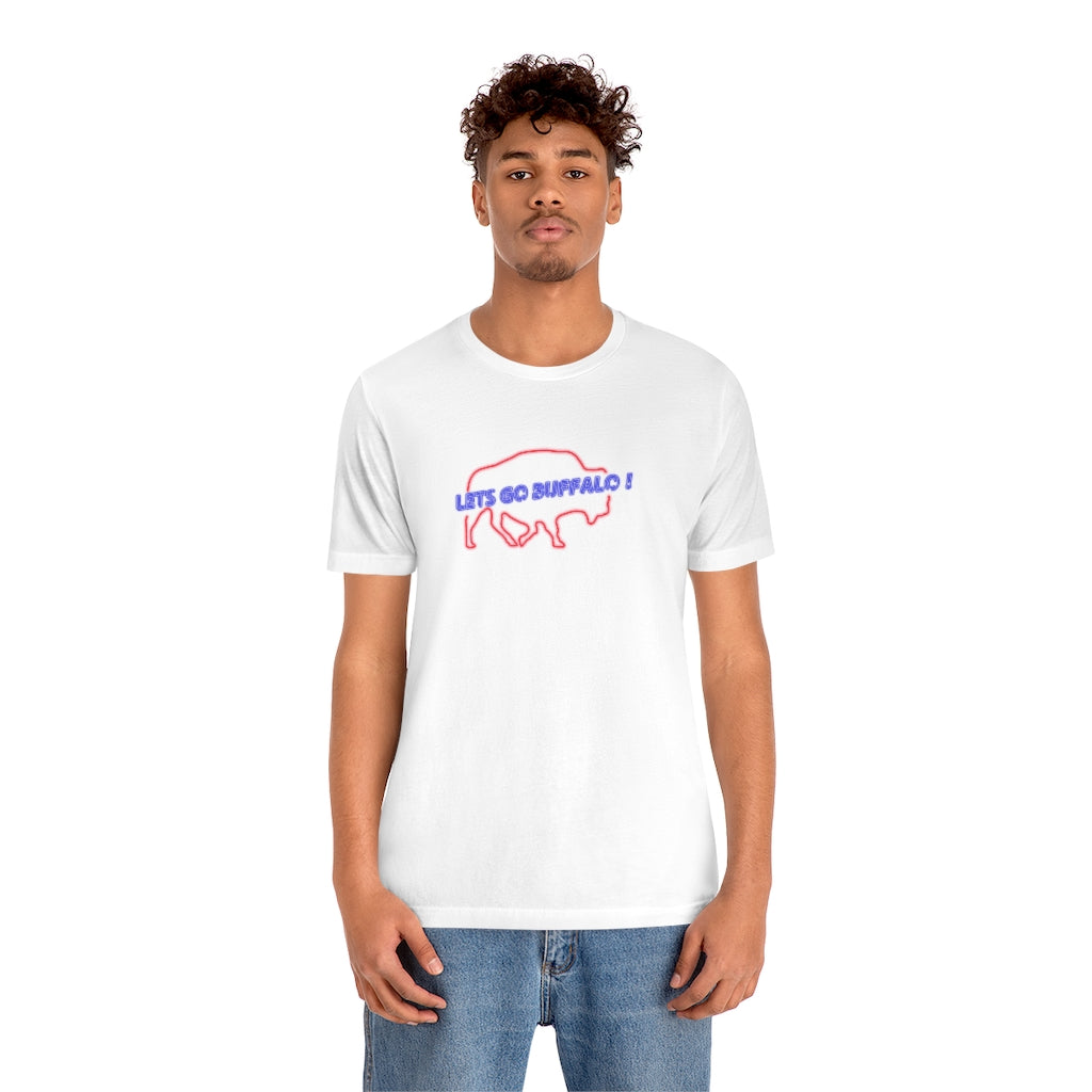 Lets Go Buffalo Neon Unisex Jersey Short Sleeve Tee
