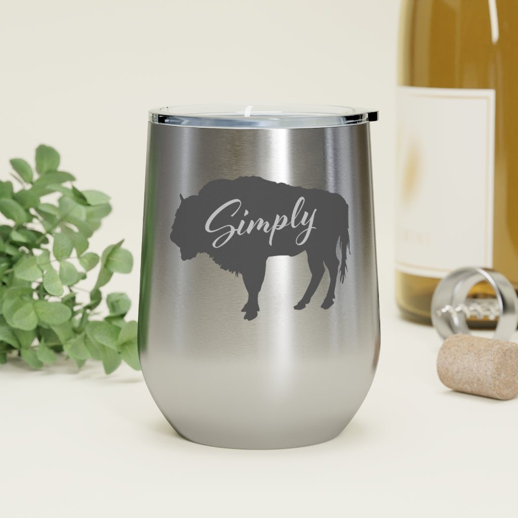 Simply Buffalo 12oz Insulated Wine Tumbler