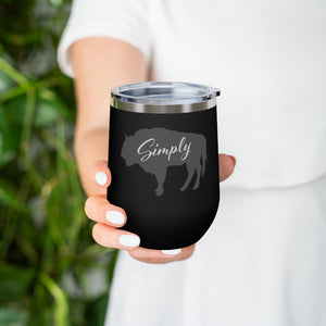 Simply Buffalo 12oz Insulated Wine Tumbler