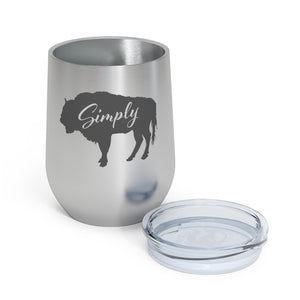 Simply Buffalo 12oz Insulated Wine Tumbler
